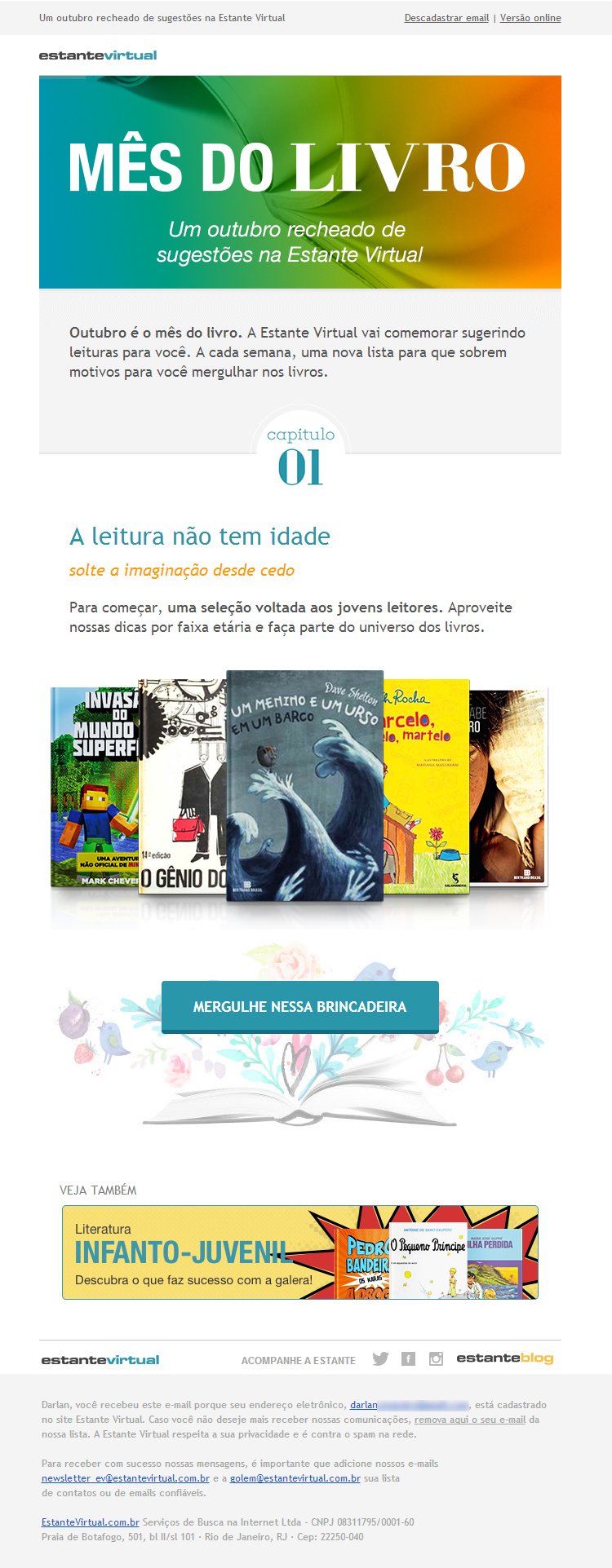 Email Marketing - Estante Virtual Email Marketing - Estante Virtual - Mês do Livro
