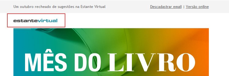 Título do email - Estante Virtual