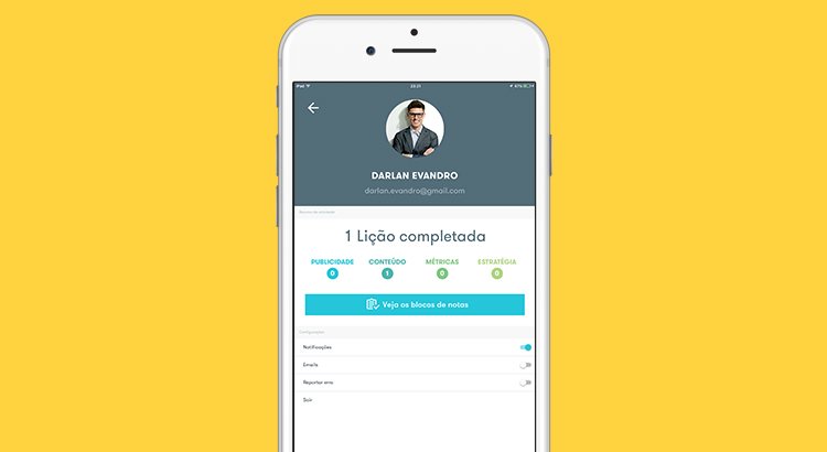 Lição completada - primer aplicativo Google