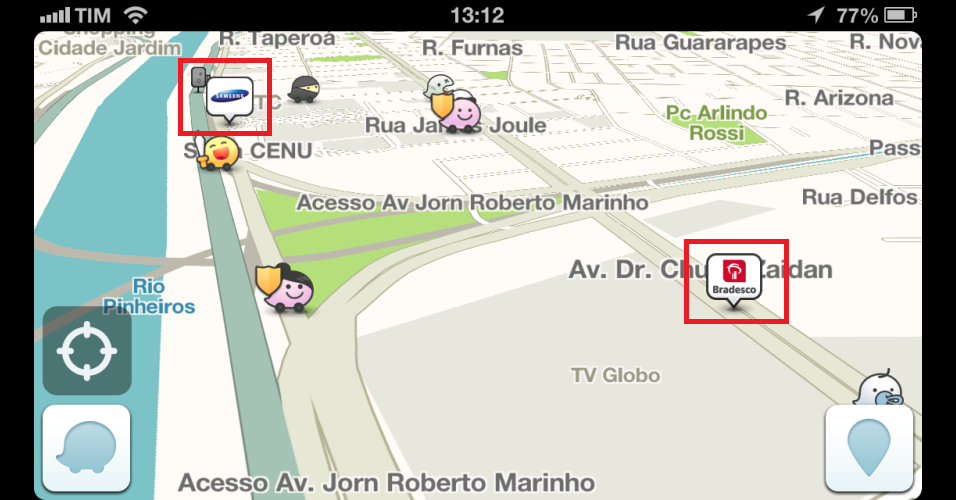 Anúncios no Waze