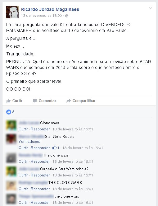 Jordão Magalhaes - Promoção Facebook 