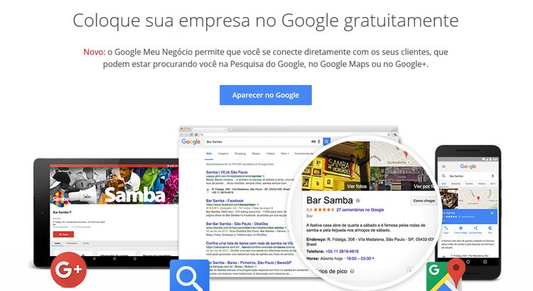 anunciar no google meu negócio