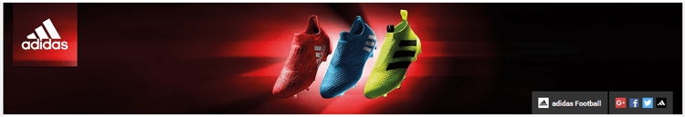 capa para youtube adidas