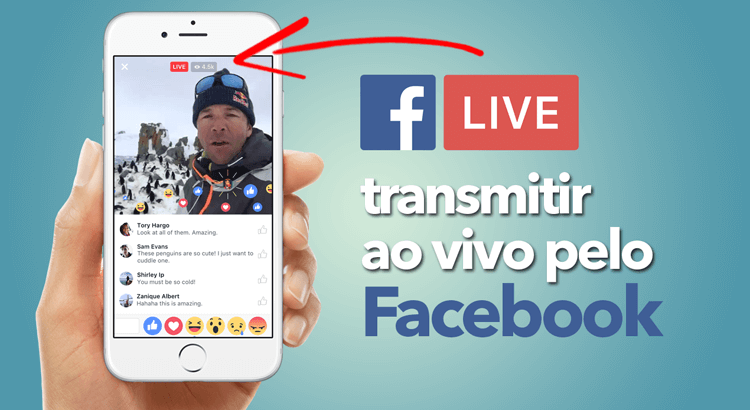 como fazer transmissão ao vivo pelo facebook