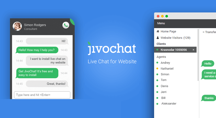 ferramenta de marketing digital - jivochat