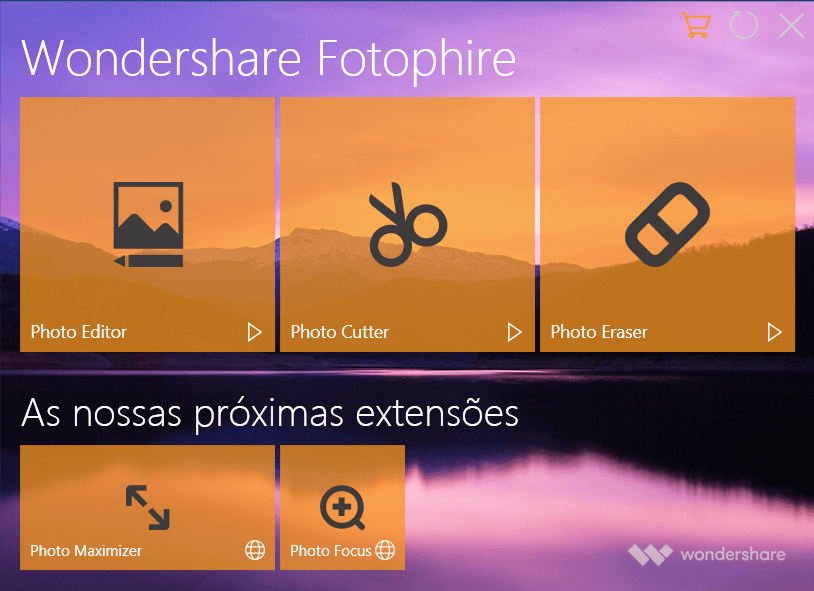 whondershare Fotophire editor de imagens profissinal