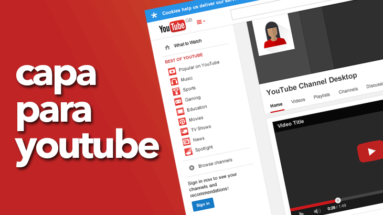 como criar uma capa para youtube