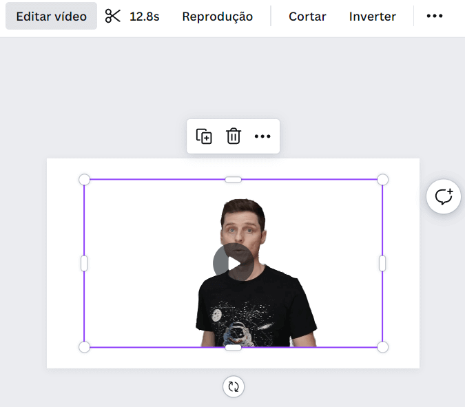 remover fundo de video na ferramenta canva