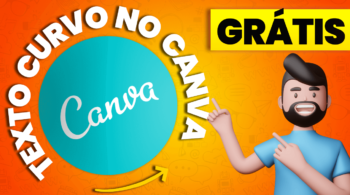 Como fazer texto curvado no canva - texto curvo no canva grátis