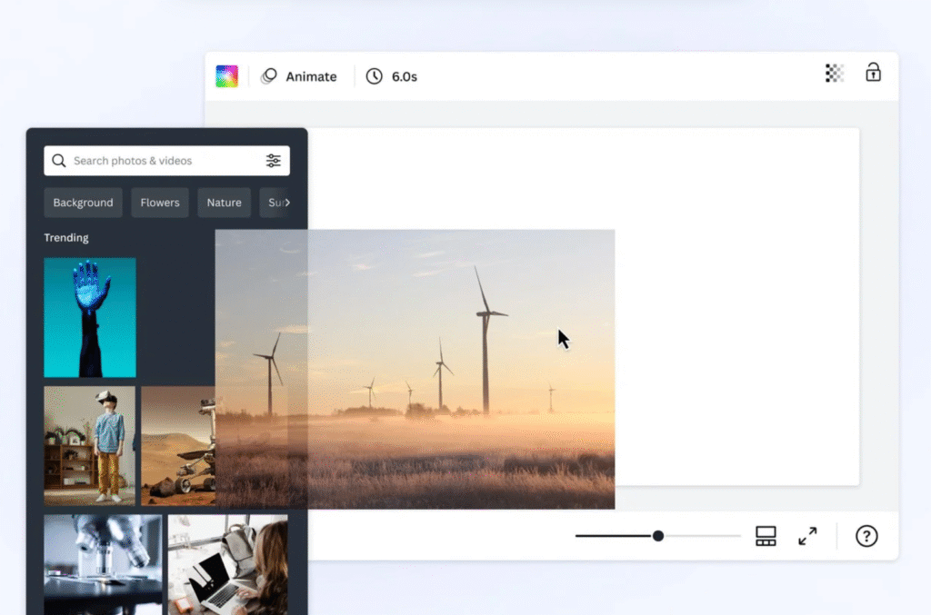 milhares de imagens, ícones e vídeos grátis do Canva