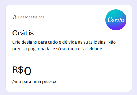 Canva Grátis para sempre