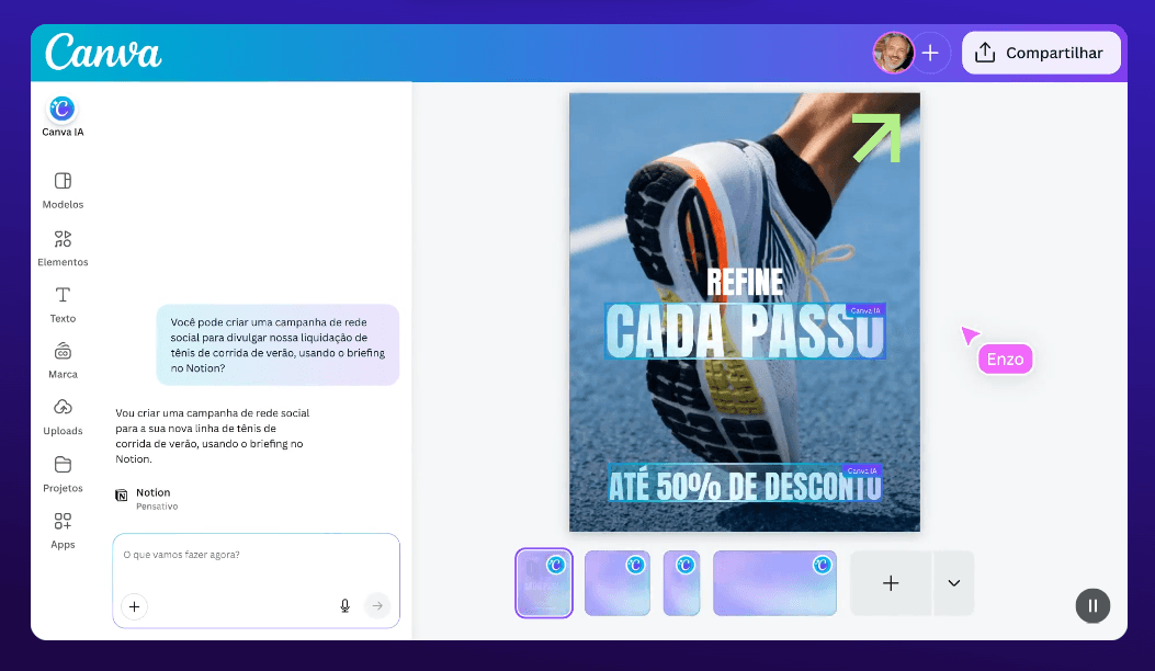 ferramentas do Canva IA 2.0