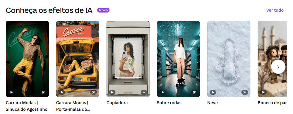 como criar vídeos com a IA do Canva